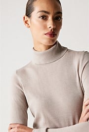 Merino Roll Neck Knit