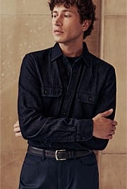 Regular Fit Denim Twill Shirt