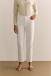 Sateen Modern Straight Leg Jean
