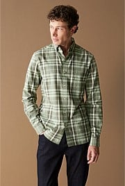 Regular Fit Supima Cotton Tonal Check Shirt