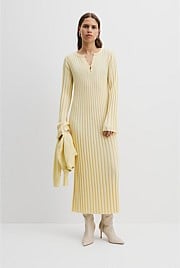 Pleat Knit Dress