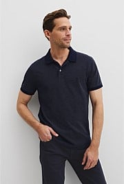 Cotton Jacquard Polo