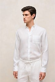 Regular Fit Linen Long Sleeve Shirt