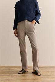 Garment Dyed Straight Leg Jean