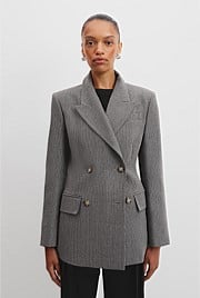 Contour Stripe Blazer