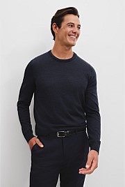 Australian Merino Wool Crew Neck Knit
