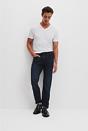 Straight Leg Cotton Jean