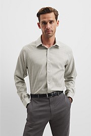 Regular Fit Gingham Travel Shirt