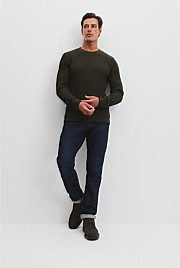 Australian Cotton Waffle Crew T-Shirt