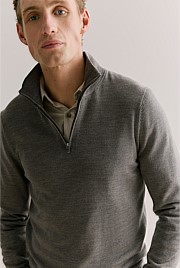 Merino Half Zip