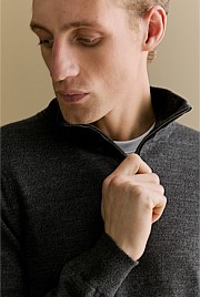 Australian Merino Half Zip