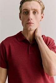 Pique Marle Monogram Polo