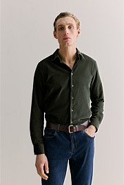 Regular Fit Featherwale Cord Shirt