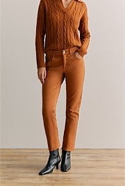Garment Dyed Boyfriend Jean