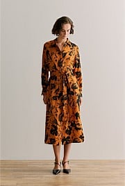 Floral Shirt Dress