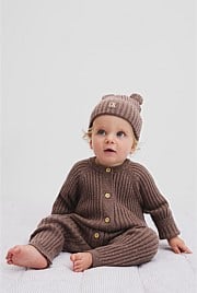 Button Knit Jumpsuit