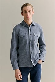 Puppytooth Jacquard Overshirt