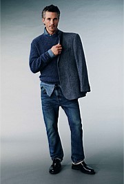 Regular Fit Wool Textured Blazer