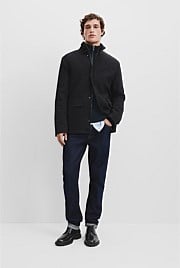 Moleskin Funnel Neck Jacket
