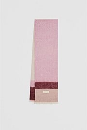 Alpaca Blend Stripe Scarf