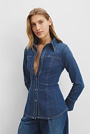 Slim Fit Denim Shirt