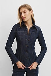 Slim Fit Denim Shirt