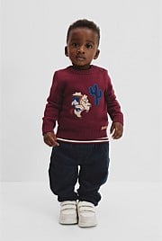 Organically Grown Cotton Blend Cowboy Knit