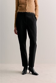 Ponte Blend Tailored Straight Leg Pant