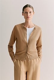 Merino Classic Crew Cardigan