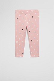 Cotton Blend Spot Legging