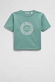 Australian Cotton Oversize Circle Logo T-Shirt