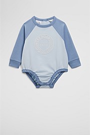 Organically Grown Circle Logo Sweat Bodysuit