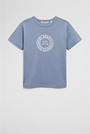 Australian Cotton Oversized Logo T-Shirt