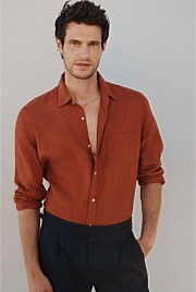 Organically Grown Linen Regular Fit Shirt