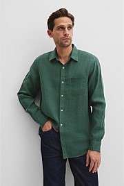 Organically Grown Linen Regular Fit Shirt