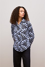 Fern Leaf Linen Shirt