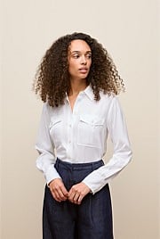 Soft Twill Pocket Detail Shirt