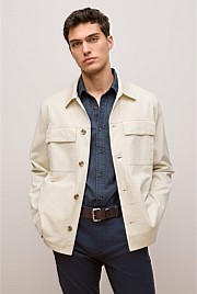 Cotton Twill Chore Jacket