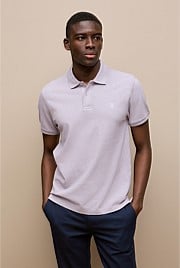 Pique Marle Monogram Polo