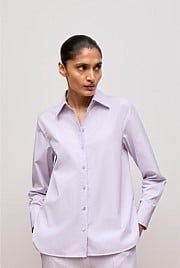 Cotton Poplin Long Sleeve Shirt