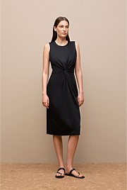 Cotton Twist Front Dress