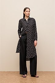 Spot Relaxed Shirt Dress