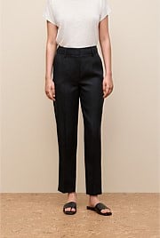 Linen Tapered Leg Pant