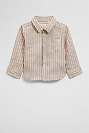 Organically Grown Linen Long Sleeve Linen Shirt