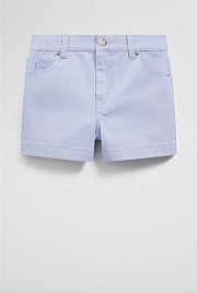 Hi Rise Denim Short