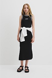 Teen Stripe Rib Tank Dress