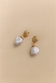 Eyre Pearl Drop Earrings
