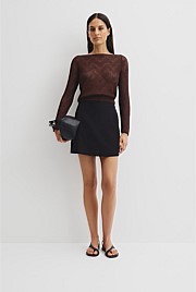 Linen Skort