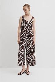 Linen Printed Jumpsuit