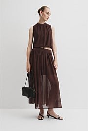 Gauze Knit Skirt